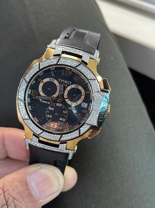 Diamond-Studded Branded Watch