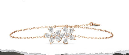 Rose Gold Diamond Tennis Bracelet