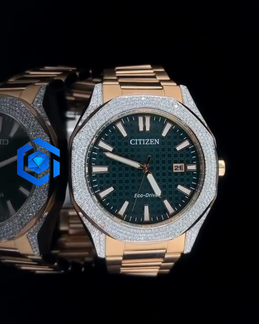 Standard Luxury Watch – Timeless Elegance with Hand-Set Natural Diamonds