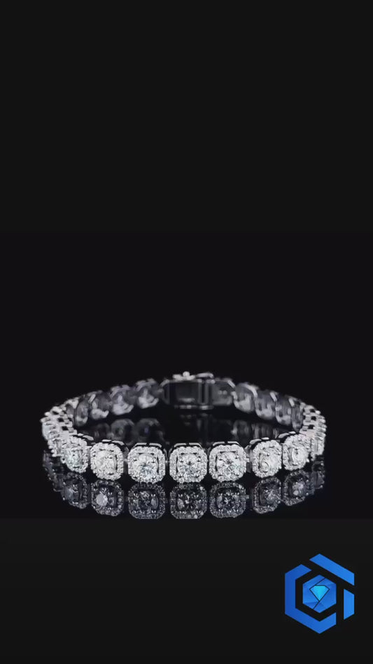 Couture 925 Silver and Diamond Bracelet