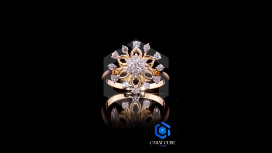 The Dazzling Chandelier Ring