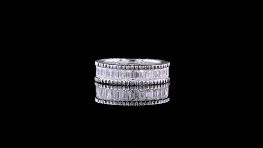 Carat Cube Baguette Elegance Ring