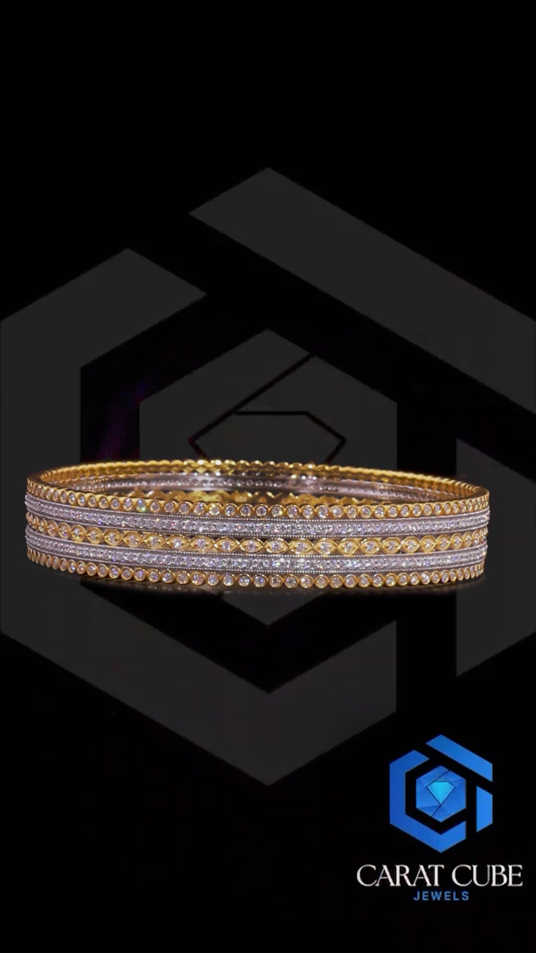 925 GOLD COATED SILVER Bangles